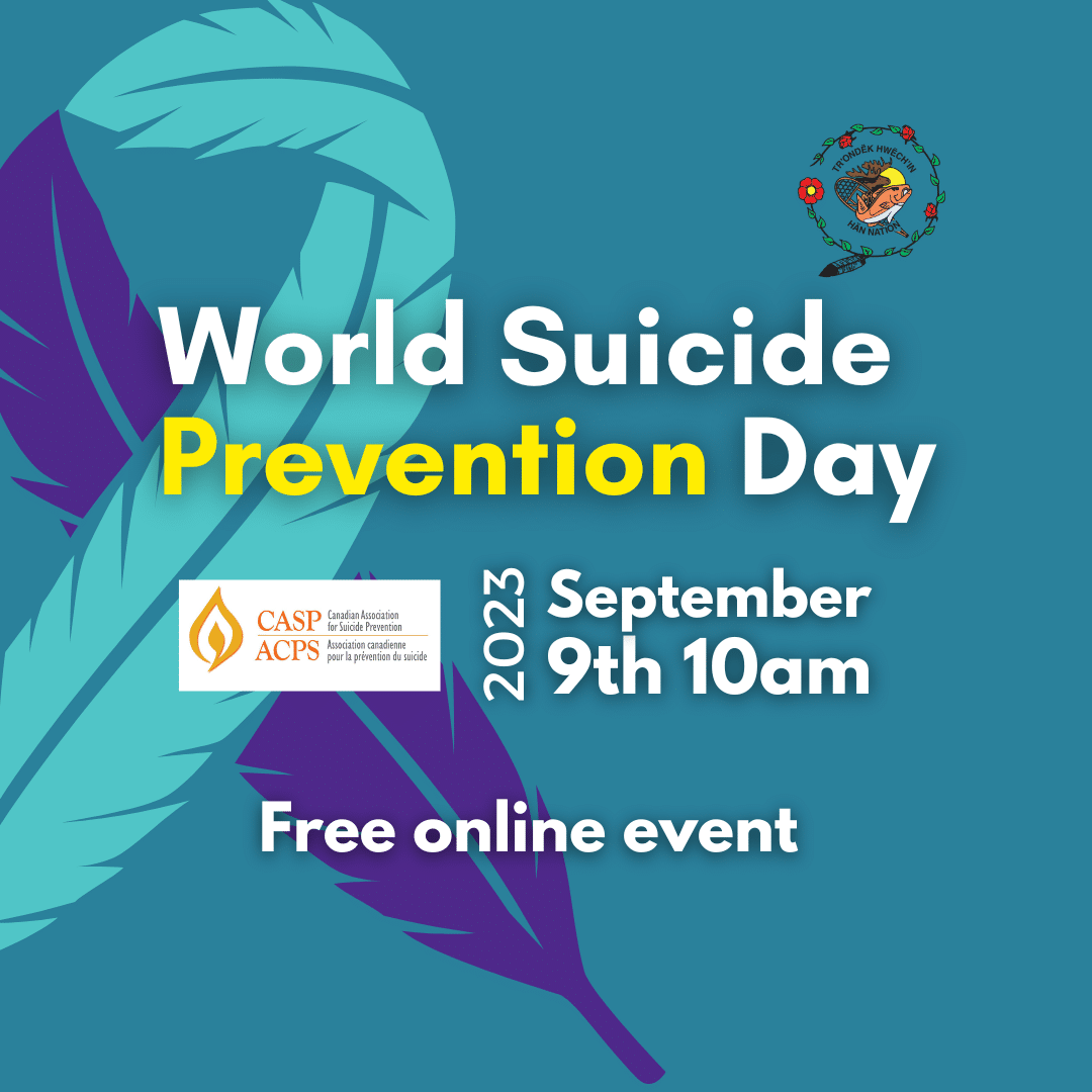 World Suicide Prevention Day (wspd) - Tr'ondëk Hwëch'in Government